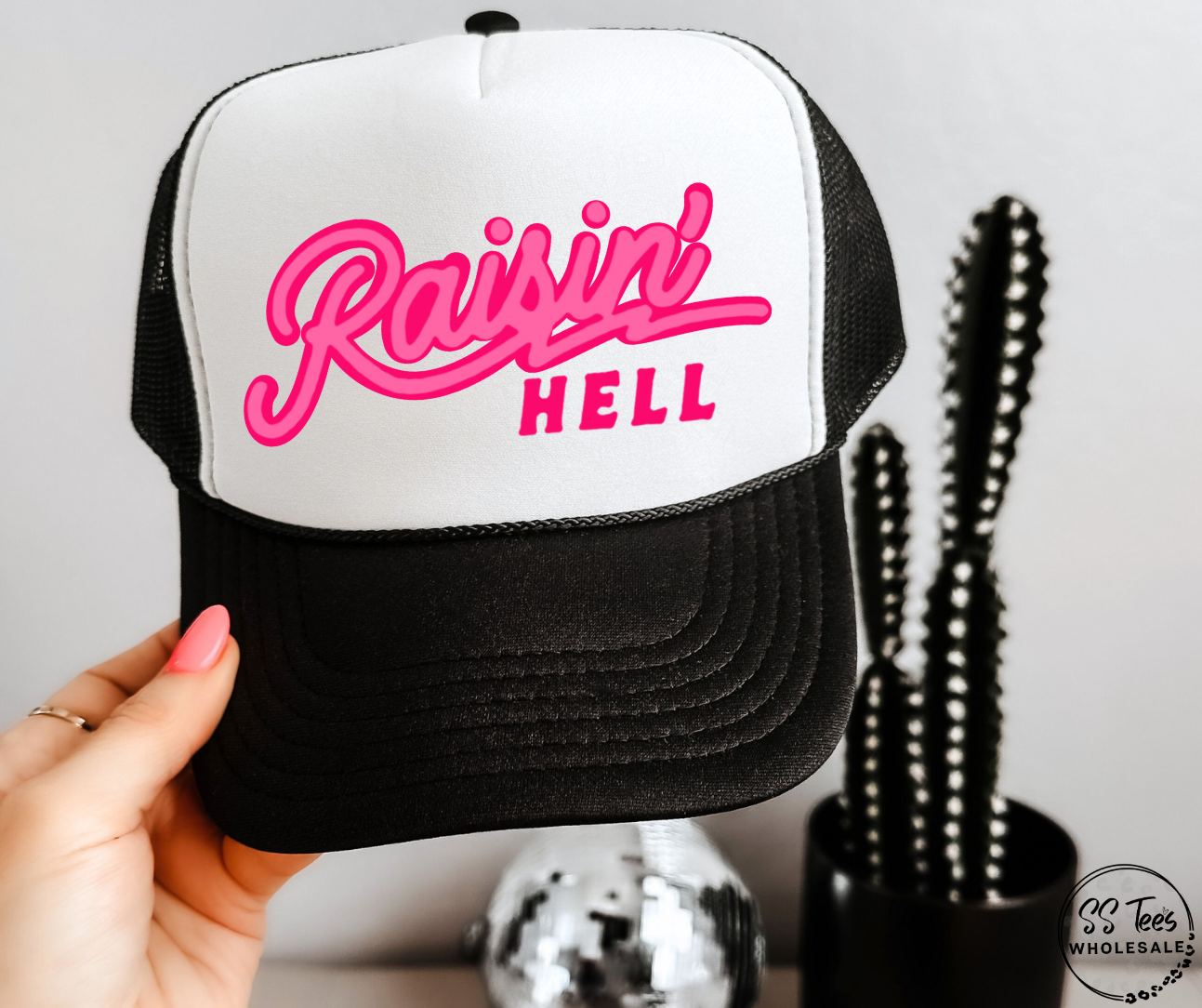 Raisin' Hell Foam Trucker Hat