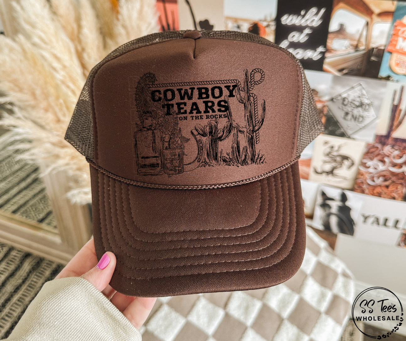 Cowboy Tears Foam Trucker Hat