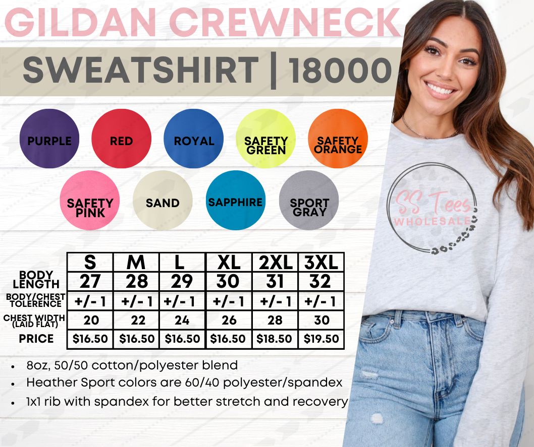 Custom Gildan Crewneck Sweatshirt