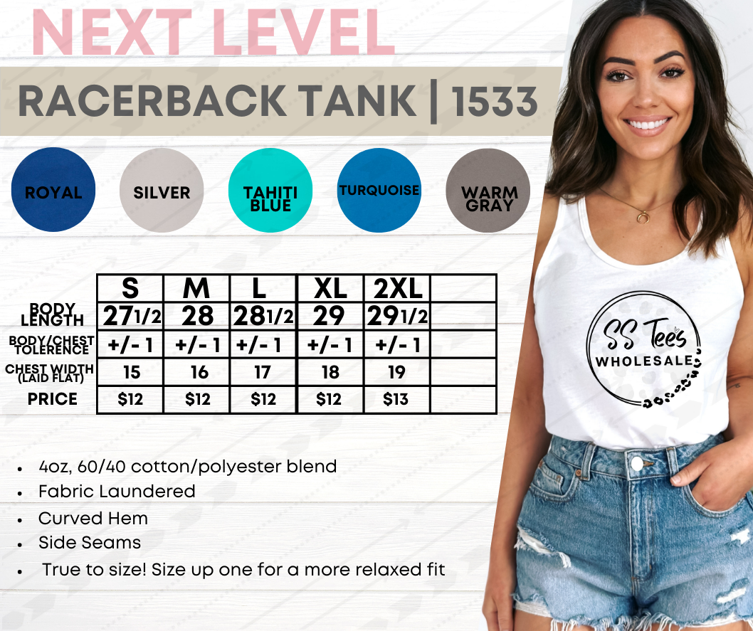 Custom Next Level Racerback Tank