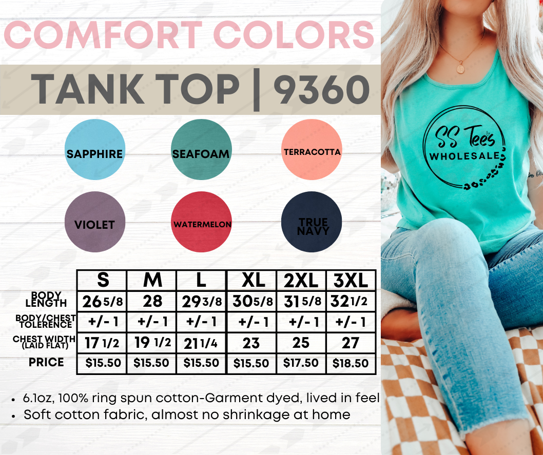 Custom Comfort Colors Tank Top