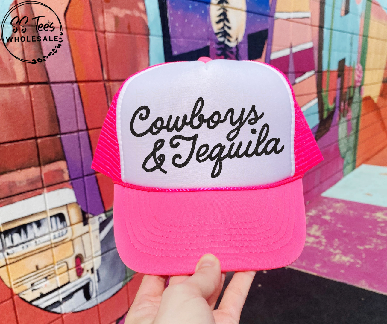 Cowboys and Tequila Foam Trucker Hat