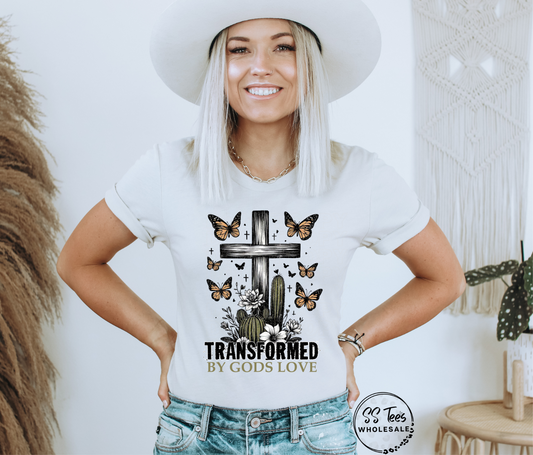 Transformed by God's Love Graphic Tee