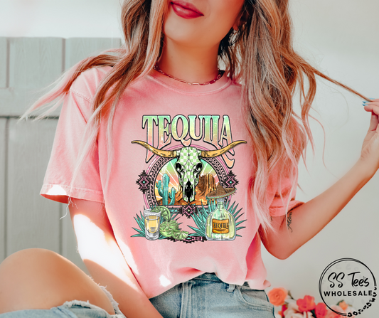 Tequila Longhorn Graphic Tee