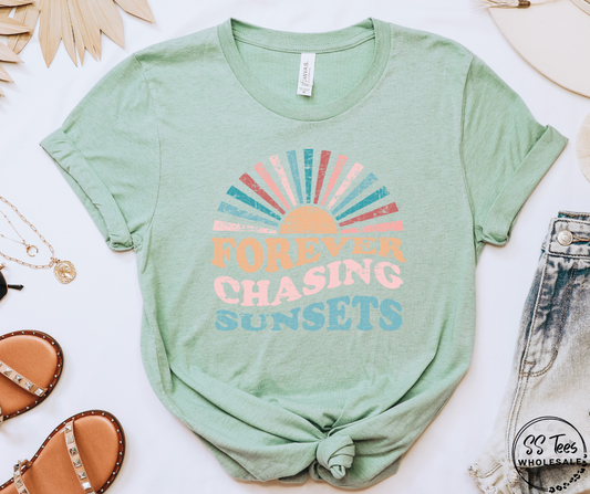 Forever Chasing Sunsets Graphic Tee