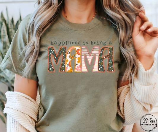 Happiness is being a Mama Graphic Tee