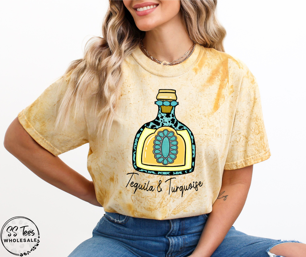 Tequila and Turquoise Graphic Tee