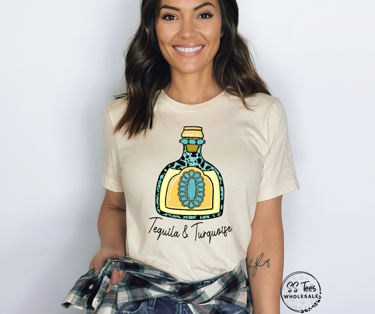 Tequila and Turquoise Graphic Tee