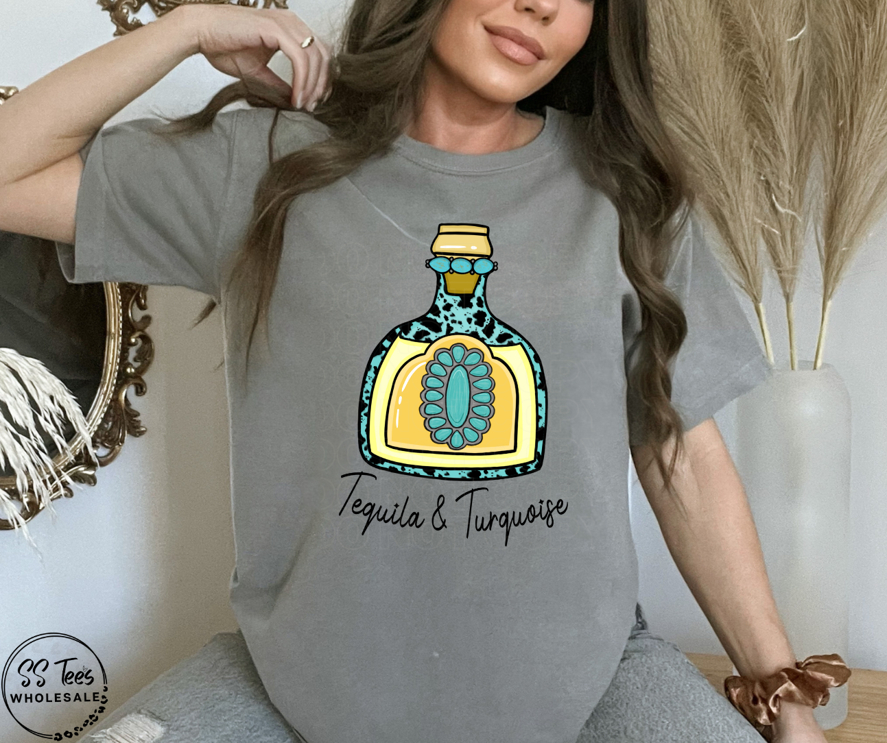 Tequila and Turquoise Graphic Tee